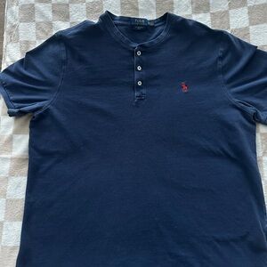 Polo by Ralph Lauren Dark Blue Men's Polo Shirt